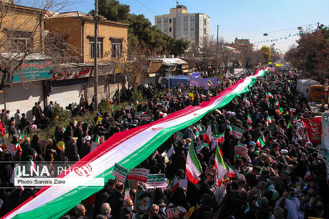 راهپیمایی ۲۲بهمن در شیراز