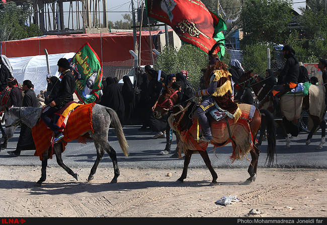 راهپیمایی زائران اربعین حسینی از نجف تا کربلا/2