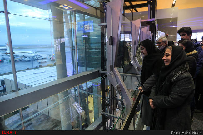 مراسم استقبال از پیکر سه شهید دریانورد نفتکش سانچی