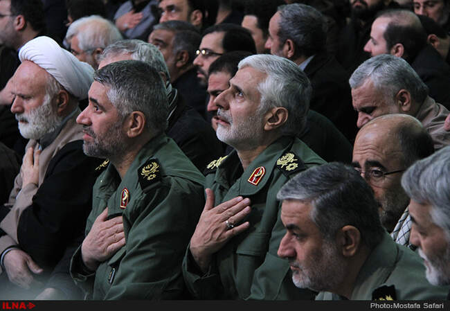 مراسم تشییع پیکر شهدای آتش‌نشان در مصلای امام خمینی(ره)/1