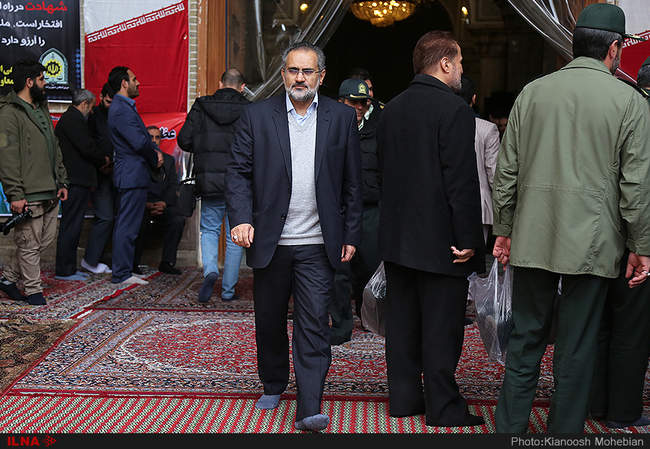 مراسم ترحیم شهدای حوادث خیابان پاسداران