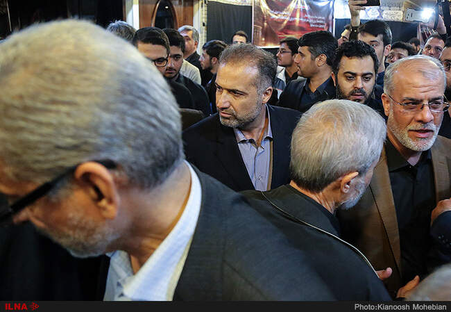 مراسم ترحیم برادر محمود احمدی نژاد