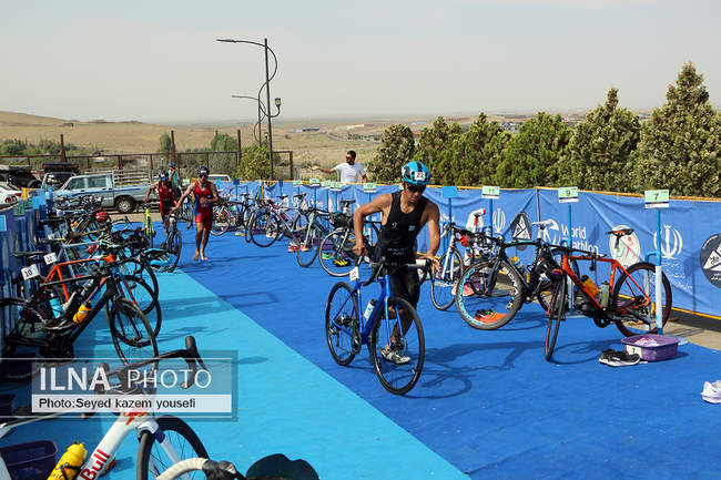 مسابقات ترای اتلون قهرمانی کشور در تبریز