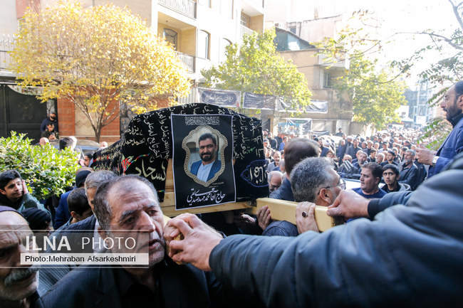 مراسم تشییع محمدمهدی صدیقی