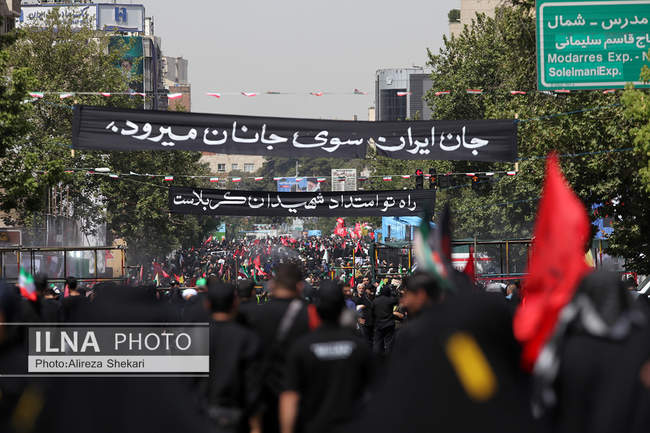 مراسم وداع با رهبر شهید انقلاب/4