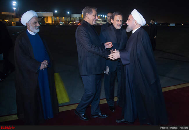 بازگشت ‏رییس جمهوری به تهران
