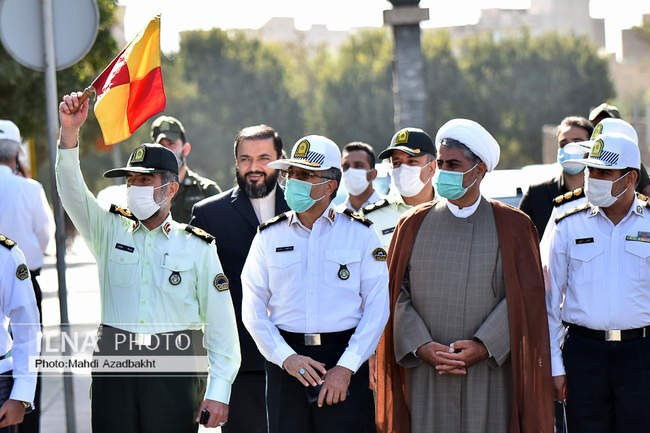 نهمین دوره همایش دوچرخه سواری همیاران پلیس