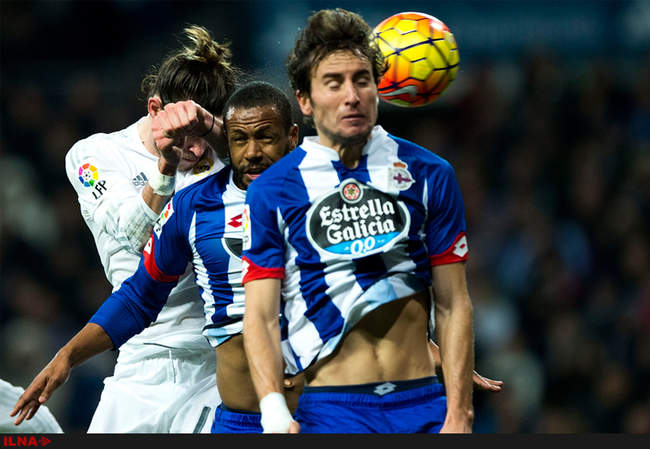 پیروزی پر گل تیم فوتبال رئال مادرید در مقابل دپورتیوو لاکرونیا