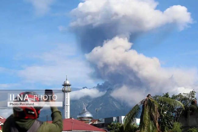 آتشفشان ماراپی اندونزی