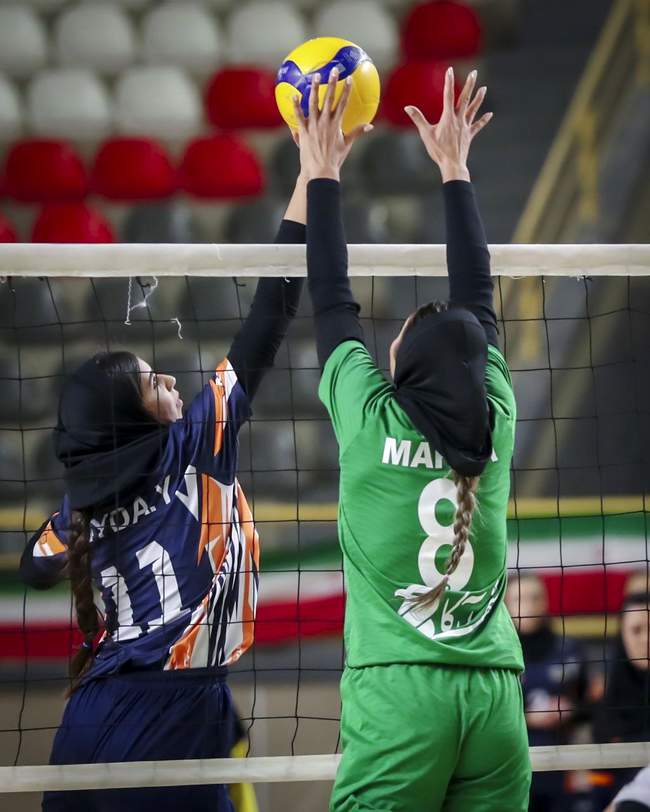 گزارش تصویری دیدار والیبال بانوان شهر آرکا و مهرگان شیراز