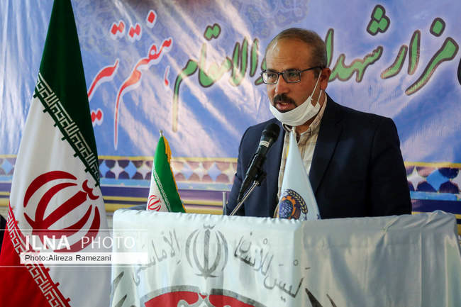 مراسم بزرگداشت شهدای هفتم تیر با حضور اعضای خانه کارگر