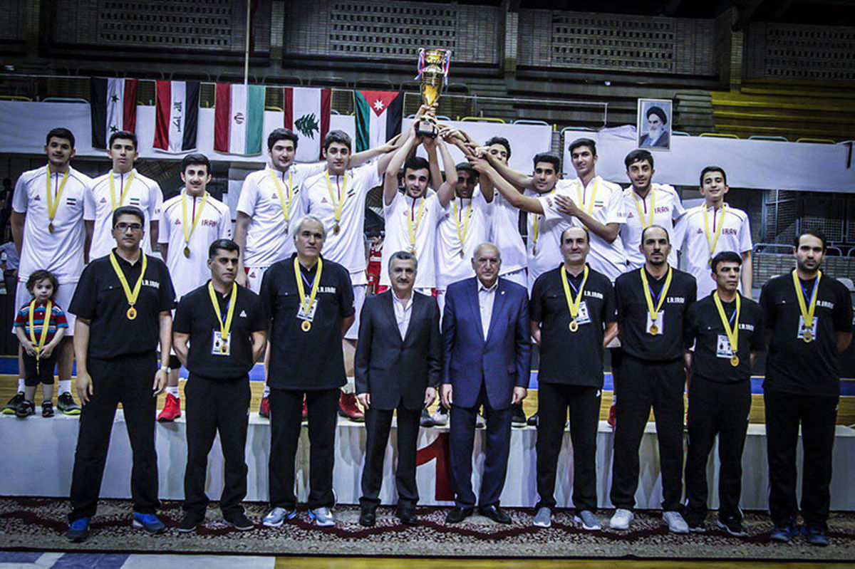 نوجوانان ایران قهرمان بسکتبال  غرب آسیا شدند