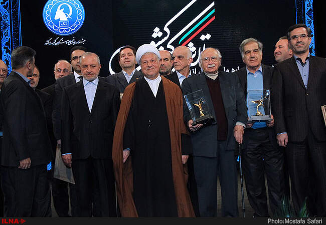 حضور آیت الله هاشمی رفسنجانی در ششمین جشنواره ملی تجلیل از تلاشگران کیفیت کشور