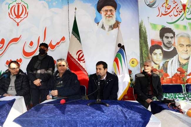 گزارش تصویری از حضور وزیر ورزش، روسای فدراسیون‌ها، ورزشکاران و جامع