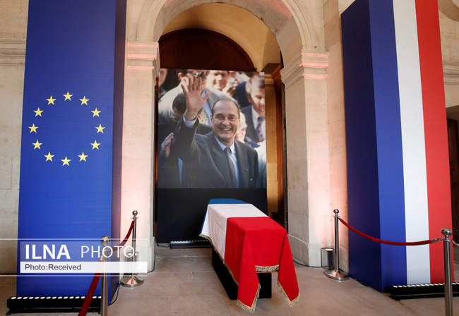 مراسم تشییع پیکر ژاک شیراک رئیسجمهور پیشین فرانسه