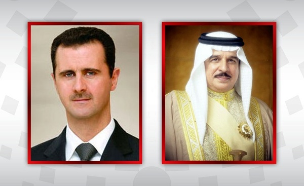 گفت‌وگوی تلفنی پادشاه بحرین با بشار اسد