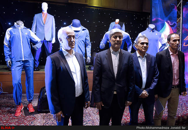 رونمایی از البسه کاروان ایران در المپیک ریو ۲۰۱۶ 