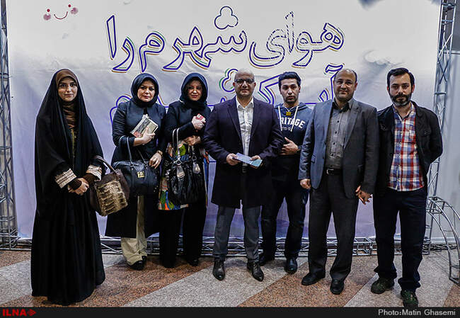 نمایشگاه نقاشی کودکان کار به مناسبت روز هوای پاک/برج میلاد