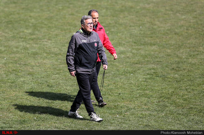 تمرین امروز تیم فوتبال پرسپولیس