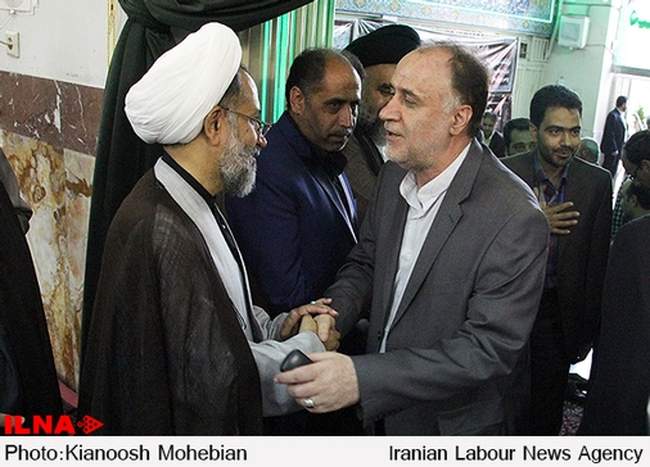 مراسم ختم پدر حیدر مصلحی وزیر اسبق اطلاعات