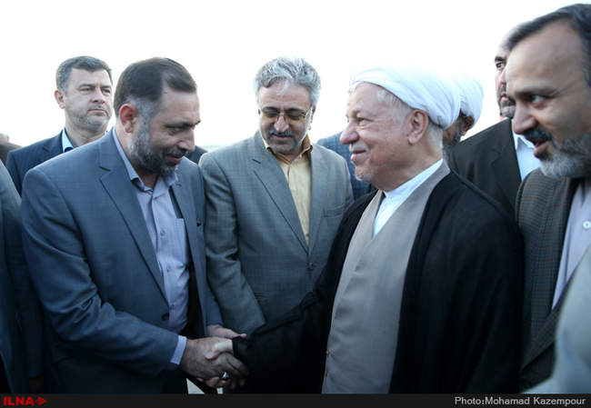 ورود رئیس مجمع تشخیص مصلحت نظام به مشهد