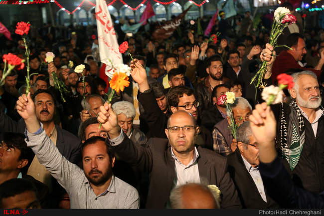 مراسم جشن نیمه شعبان در مسجد جمکران - قم