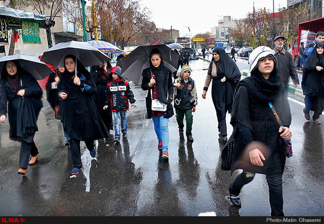 پیاده روی اربعین حسینی در تهران