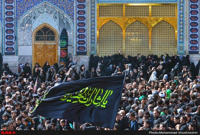 عزاداری عاشورای حسینی در مشهد مقدس
