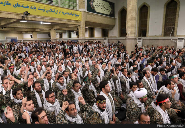 دیدار بسیجیان با رهبر انقلاب اسلامی