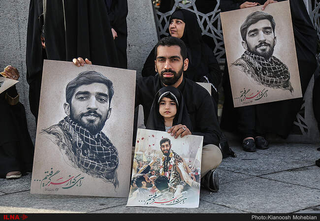 از حضور مسئولان عالی نظام در مراسم تشییع تا سلفی سپاهیان با فرزند ۲ساله شهید