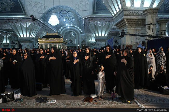 مراسم احیای شب بیست و یکم ماه مبارک رمضان در مرقد امام راحل