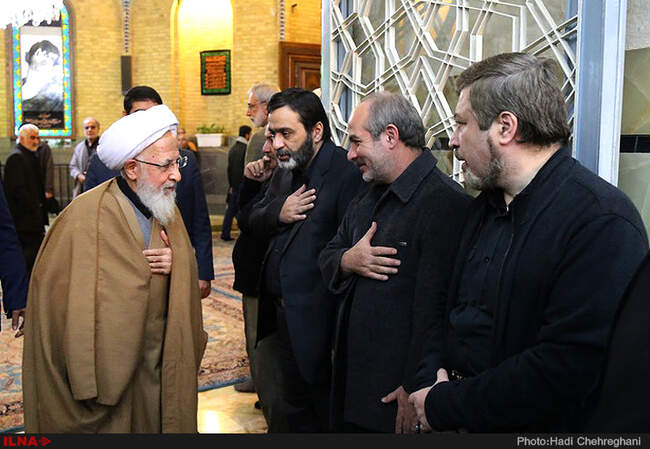 مراسم  هفتمین روز درگذشت مرحوم آیت الله العظمی سید عبدالکریم موسوی اردبیلی