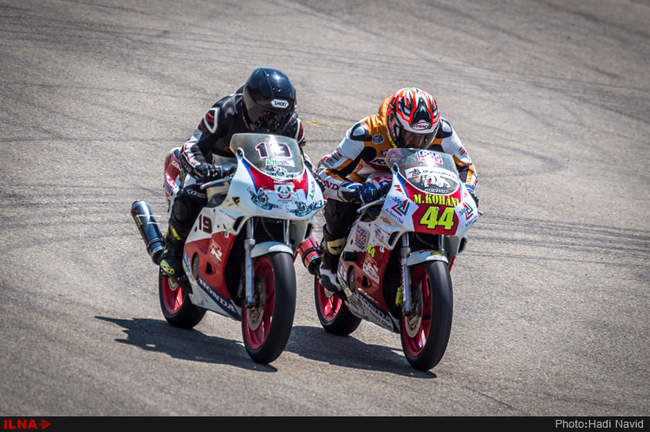 دور دوم مسابقات موتورسواری سرعت ایران