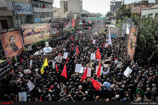مراسم تشییع پیکر شهید حججی-2