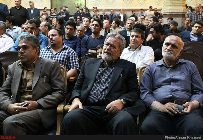 مراسم ترحیم هادی نوروزی کاپیتان تیم فوتبال پرسپولیس