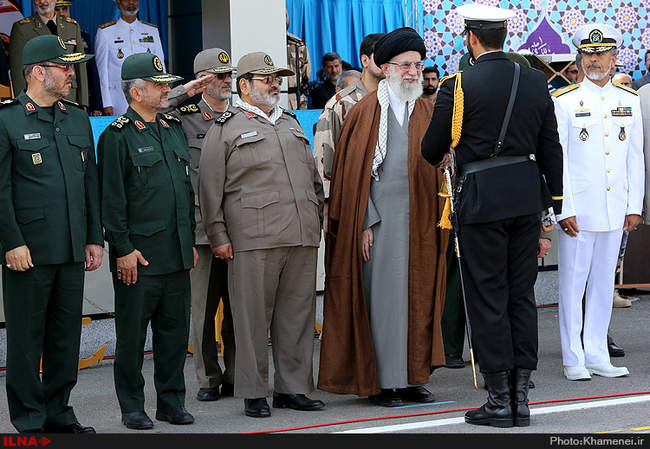 مراسم دانش آموختگی دانشجویان دانشگاههای افسری ارتش-نوشهر 
