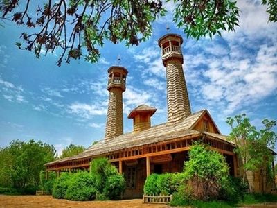 دهکده چوبی زیبای نیشابور + عکس