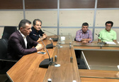 نشست مدیر عامل پرسپولیس و مدیر فنی آکادمی رئال بتیس