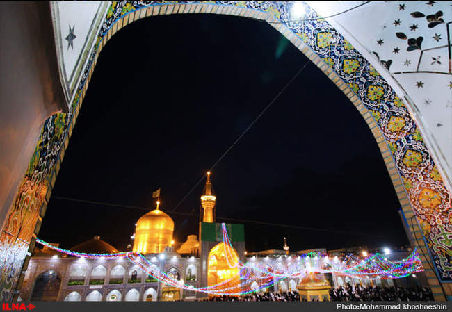 آذین بندی حرم مطهر امام رضا (ع)