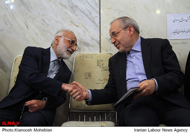 مراسم ترحیم همسر آیت الله جنتی