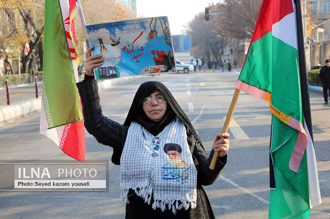 تشییع پیکر شهدای گمنام در تبریز