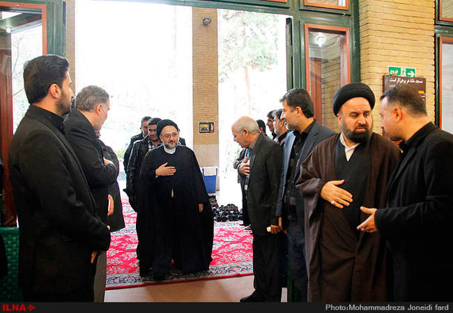 مراسم ترحیم غضنفر رکن آبادی سفیر سابق ایران در لبنان