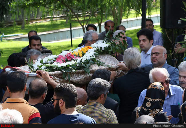مراسم تشییع پیکر زنده یاد منصور نریمان