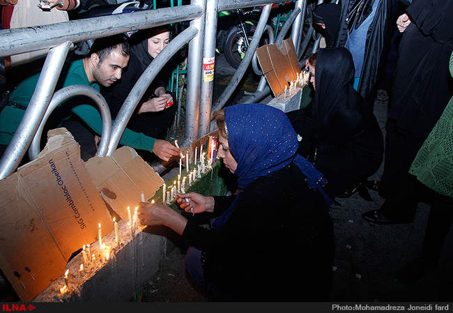 مراسم شام غریبان در امامزاده صالح(ع)