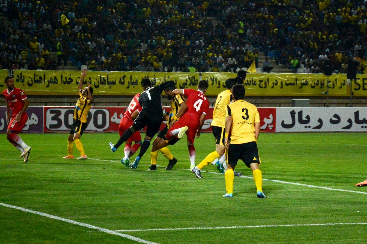سپاهان 0 - 0 سپیدرود رشت؛ یک امتیاز ارزشمند سرخپوشان از نقش جهان