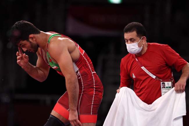 گزارش تصویری از تقابل حسن یزدانی و تیلور در فینال المیپک توکیو 