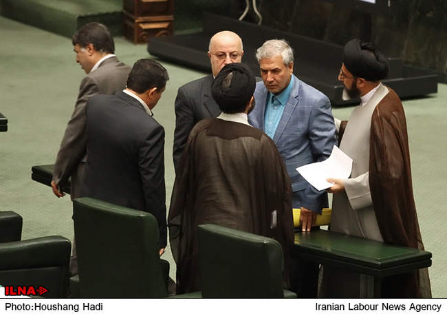 علی ربیعی در جلسه علنی مجلس شورای اسلامی 