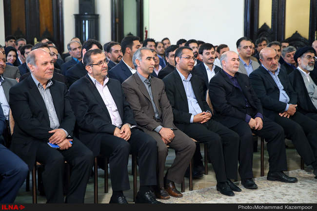 دیدار اعضای جبهه تدبیر و توسعه و فارغ‌التحصیلان معلول و مدیران آموز