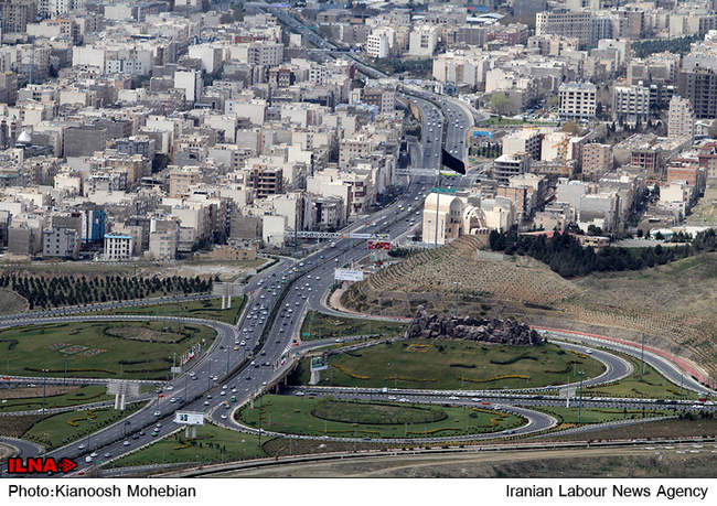 هوای پاک تهران پس از بارش باران بهاری