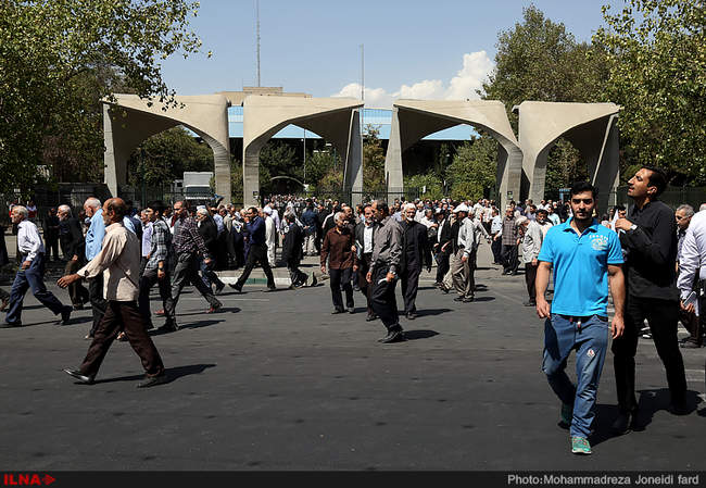 راهپیمایی نمازگزاران در سالگرد شهدای فاجعه منا - تهران 